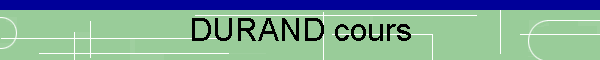 DURAND cours